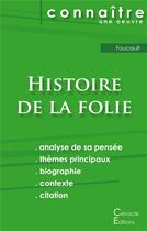 Couverture du livre « Fiche de lecture histoire de la folie de Foucault » de  aux éditions Editions Du Cenacle