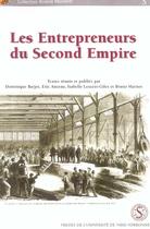 Couverture du livre « Entrepreneurs du second empire. bilan d'une enquete » de  aux éditions Sorbonne Universite Presses