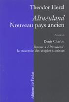 Couverture du livre « Nouveau pays ancien » de Herzl/Theodor aux éditions Eclat