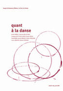 Couverture du livre « Quant à la danse t.5 » de  aux éditions Images En Manoeuvres