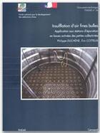 Couverture du livre « Insufflation d'air fines bulles ; application aux stations d'épuration en boues activées » de Duchene aux éditions Quae