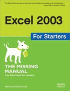 Couverture du livre « Excel for rookies: the missing manual » de Macdonald aux éditions O Reilly