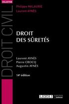 Couverture du livre « Droit des sûretés (14e édition) » de Augustin Aynes et Laurent Aynes et Pierre Crocq aux éditions Lgdj