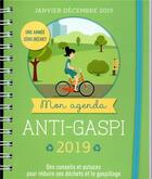 Couverture du livre « Mon agenda anti gaspi (édition 2019) » de Monica Da Silva aux éditions Editions 365