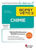Couverture du livre « Chimie ; BCPST-véto 2 » de Pierre Grecias et Stephane Redoglia aux éditions Tec Et Doc