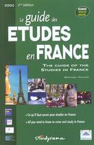 Couverture du livre « Guide des etudes en france » de  aux éditions Studyrama