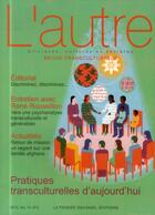 Couverture du livre « Pratiques trasculturelles d aujourd hui » de Marie Rose Moro aux éditions Pensee Sauvage