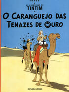 Couverture du livre « As aventuras de Tintim t.9 ; o caranguejo das tenazes de ouros » de Herge aux éditions Casterman