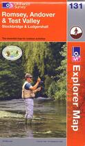 Couverture du livre « Romsey/andover & test valley » de  aux éditions Ordnance Survey