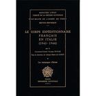 Couverture du livre « Le corps expeditionnaire francais en italie, 1943-1944. tome 1, la campagne d'hiver » de Boulle Georges aux éditions Service Historique De La Defense