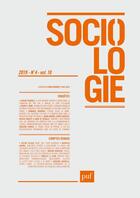 Couverture du livre « Sociologie 2019, n.4 » de  aux éditions Puf