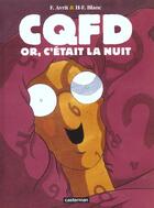 Couverture du livre « Cqfd - or, c'etait la nuit » de Avrit/Blanc aux éditions Casterman