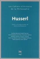 Couverture du livre « Husserl » de Jocelyn Benoist aux éditions Cerf