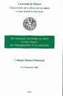 Couverture du livre « Les nouveaux territoires du droit et leur impact sur l'enseignement et la recher - actes du colloque » de  aux éditions Universite De Poitiers