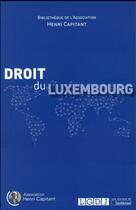 Couverture du livre « Droit du Luxembourg » de  aux éditions Lgdj