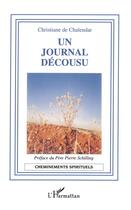 Couverture du livre « Journal décousu » de Chris De Chalendar aux éditions L'harmattan