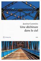 Couverture du livre « Une déchirure dans le ciel » de Jeanine Cummins aux éditions Philippe Rey