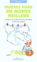 Couverture du livre « N 69 reperes pour un monde meilleur » de Monique Olivetti aux éditions Jouvence