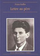 Couverture du livre « Lettre au père » de Franz Kafka aux éditions Ombres