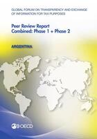 Couverture du livre « Argentina 2012 - peer review report combined: phase 1 + phase 2 » de  aux éditions Ocde