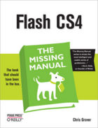 Couverture du livre « Flash CS4 ; the missing manual » de Chris Grover aux éditions O'reilly Media