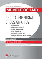 Couverture du livre « Droit commercial et des affaires (édition 2017/2018) » de Michel Menjucq aux éditions Gualino Editeur