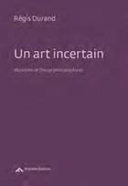 Couverture du livre « Un art incertain ; mutations de l'image photographique » de Regis Durand aux éditions Filigranes