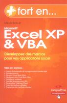 Couverture du livre « Excel xp et vba » de Mikael Bidault aux éditions Pearson