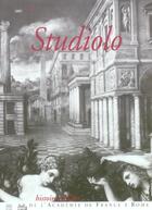 Couverture du livre « Studiolo 3 art et theatre » de  aux éditions Somogy