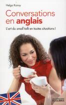 Couverture du livre « Conversations en anglais » de Helga Kansy aux éditions Ixelles