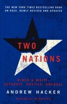 Couverture du livre « Two Nations » de Hacker Andrew aux éditions Scribner