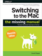 Couverture du livre « Switching to the Mac: The Missing Manual, Mavericks Edition » de Pogue David aux éditions O'reilly Media