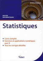 Couverture du livre « Statistiques ; master de mathématiques » de Jerome Depauw aux éditions Vuibert