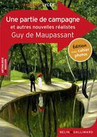 Couverture du livre « Nouvelles réalistes, une partie de campagne, de Guy de Maupassant » de Delbart Amandine aux éditions Belin Education