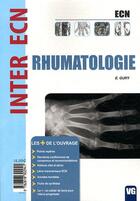 Couverture du livre « Inter ecn rhumatologie » de E. Gury aux éditions Vernazobres Grego