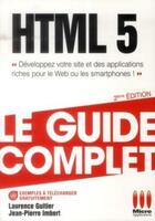 Couverture du livre « HTML 5 » de Jean-Pierre Imbert et Laurence Guitier aux éditions Ma