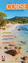 Couverture du livre « Corse ; carte touristique et routière » de  aux éditions Cartotheque