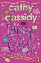 Couverture du livre « Letters to cathy » de Cathy Cassidy aux éditions Children Pbs