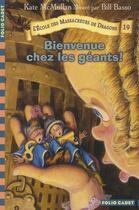 Couverture du livre « L'école des Massacreurs de dragons Tome 19 : bienvenue chez les géants ! » de Kate Hall Mcmullan aux éditions Gallimard-jeunesse