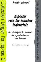 Couverture du livre « Exporter Vers Les Marches » de Leonard aux éditions Ppur