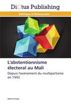 Couverture du livre « L'abstentionnisme electoral au mali » de Nimaga-M aux éditions Dictus
