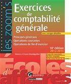 Couverture du livre « Exercices de comptabilité générale 2012-2013 (10e édition) » de Beatrice Grandguillot et Francis Grandguillot aux éditions Gualino Editeur