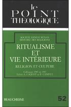 Couverture du livre « Ritualisme et vie intèrieure » de Ernest Renan aux éditions Beauchesne