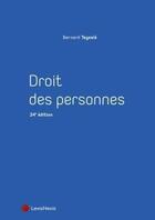 Couverture du livre « Droit des personnes » de Bernard Teyssie aux éditions Lexisnexis