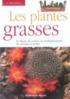 Couverture du livre « Les plantes grasses » de A Massa Saluzzo aux éditions De Vecchi