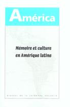 Couverture du livre « America, no 30 » de Guidicelli Christian aux éditions Presses De La Sorbonne Nouvelle