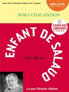 Couverture du livre « Enfant de salaud - livre audio 1 cd mp3 » de Sorj Chalandon aux éditions Audiolib