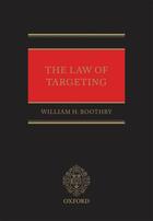 Couverture du livre « The Law of Targeting » de Boothby William H aux éditions Oup Oxford