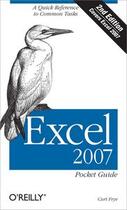 Couverture du livre « Excel 2007 pocket guide (2nd edition) » de Curtis Frye aux éditions O'reilly Media