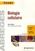 Couverture du livre « Biologie cellulaire (10e édition) » de Maillet aux éditions Elsevier-masson